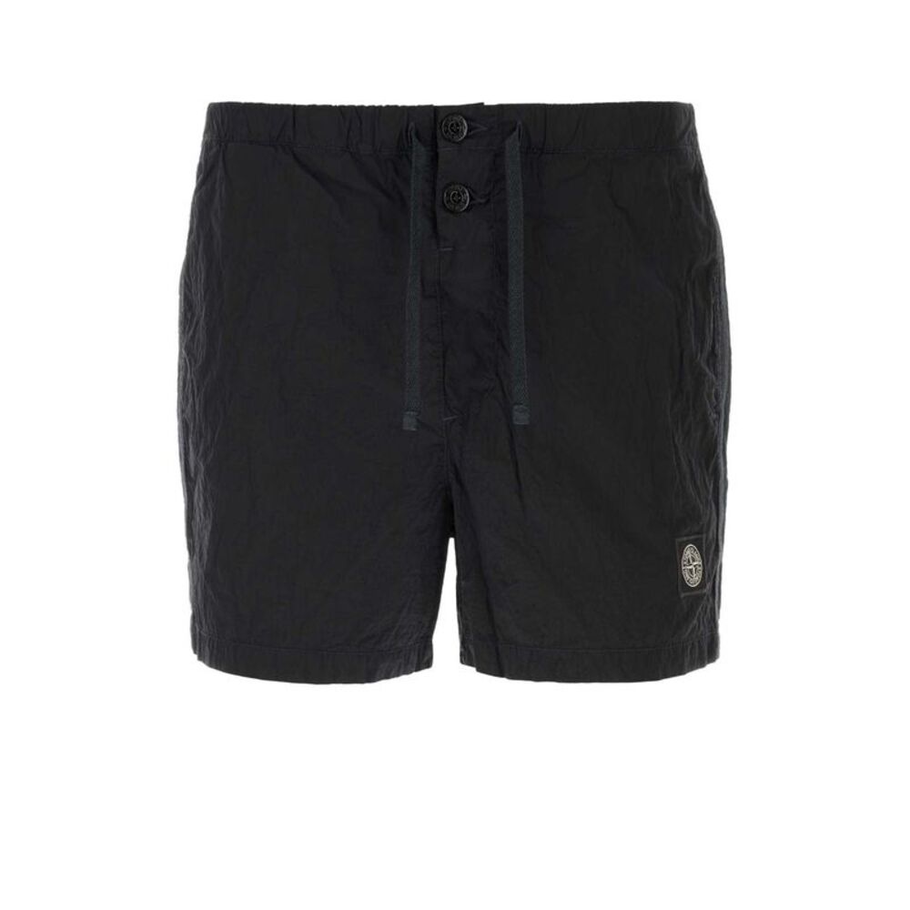 Stone Island Men Midnight Blue Nylon Swimming Shorts